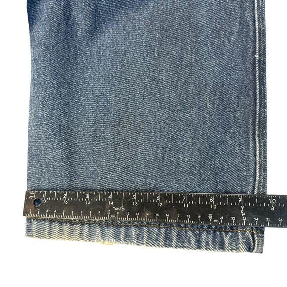 Duluth Carpenter Jeans Mens 40x30  Mid-rise Wide-leg Utility‎ Workwear 100% Cot - Picture 5 of 10